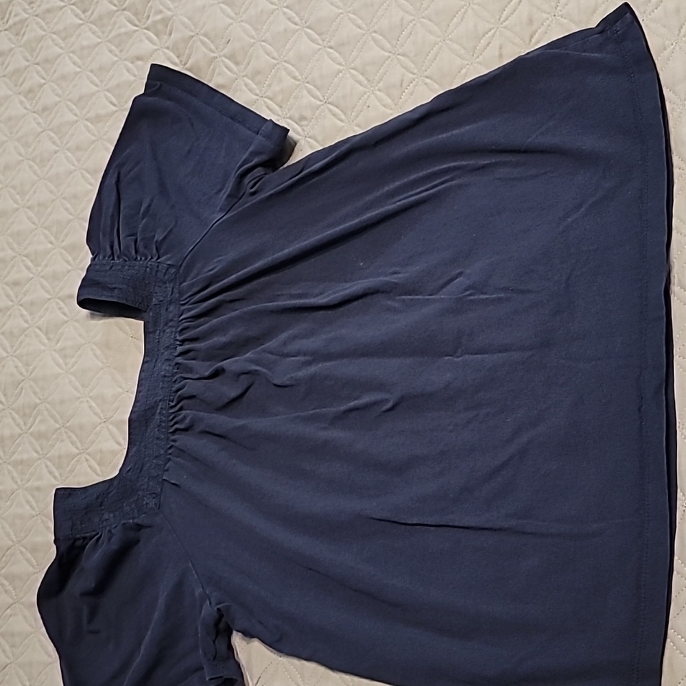 Gap kid large navy 100% cotton shirt
